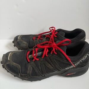 Salomon Men's Speedcross 4 Trailrunning Shoes Size 12 Black Grey Running